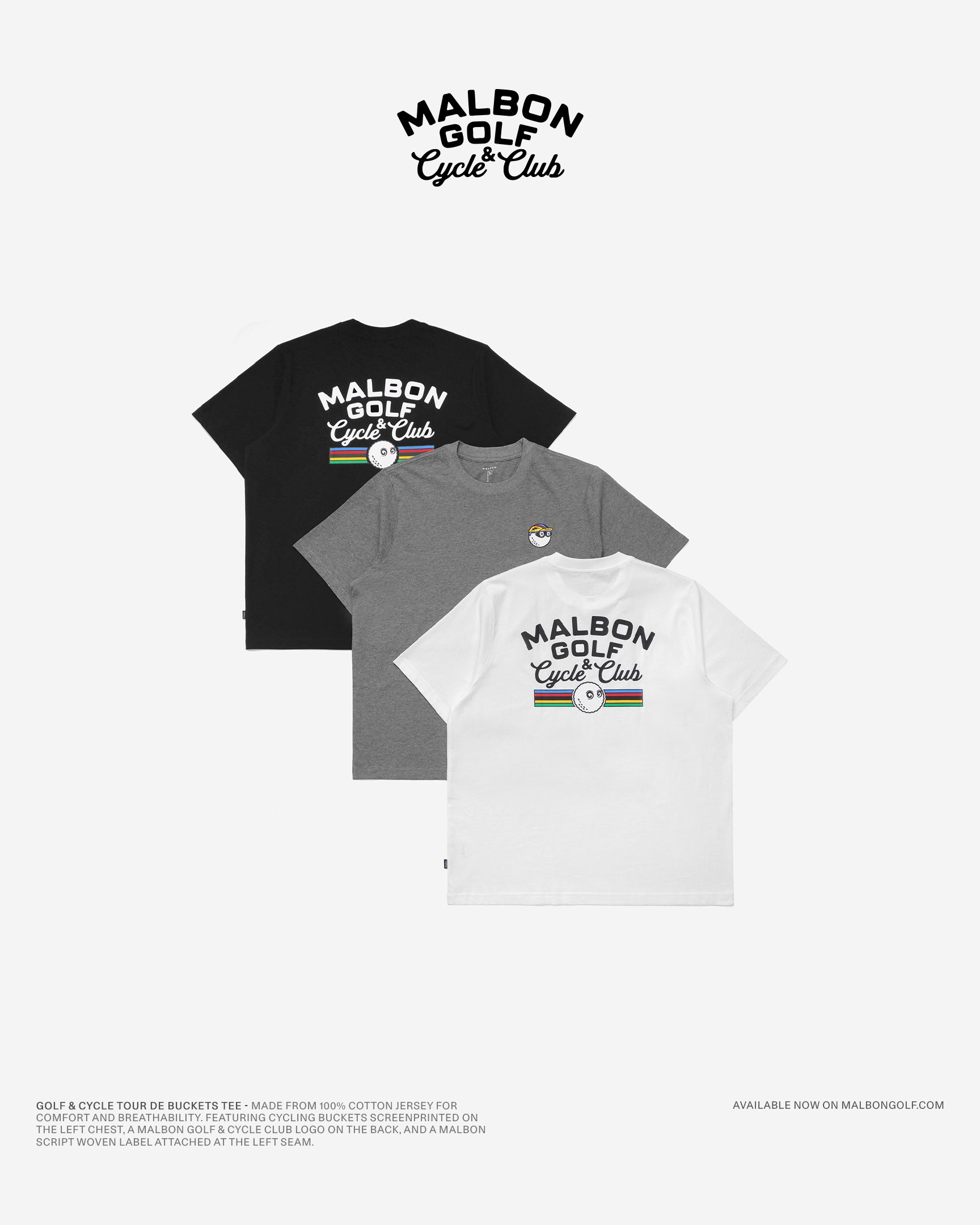 ★24SS 入手困難★MALBON GOLF & CYCLE CYCLING CLUB POCKET TEE Golf & Cycle Cycling Club Pocket Tee - Malbon Golf