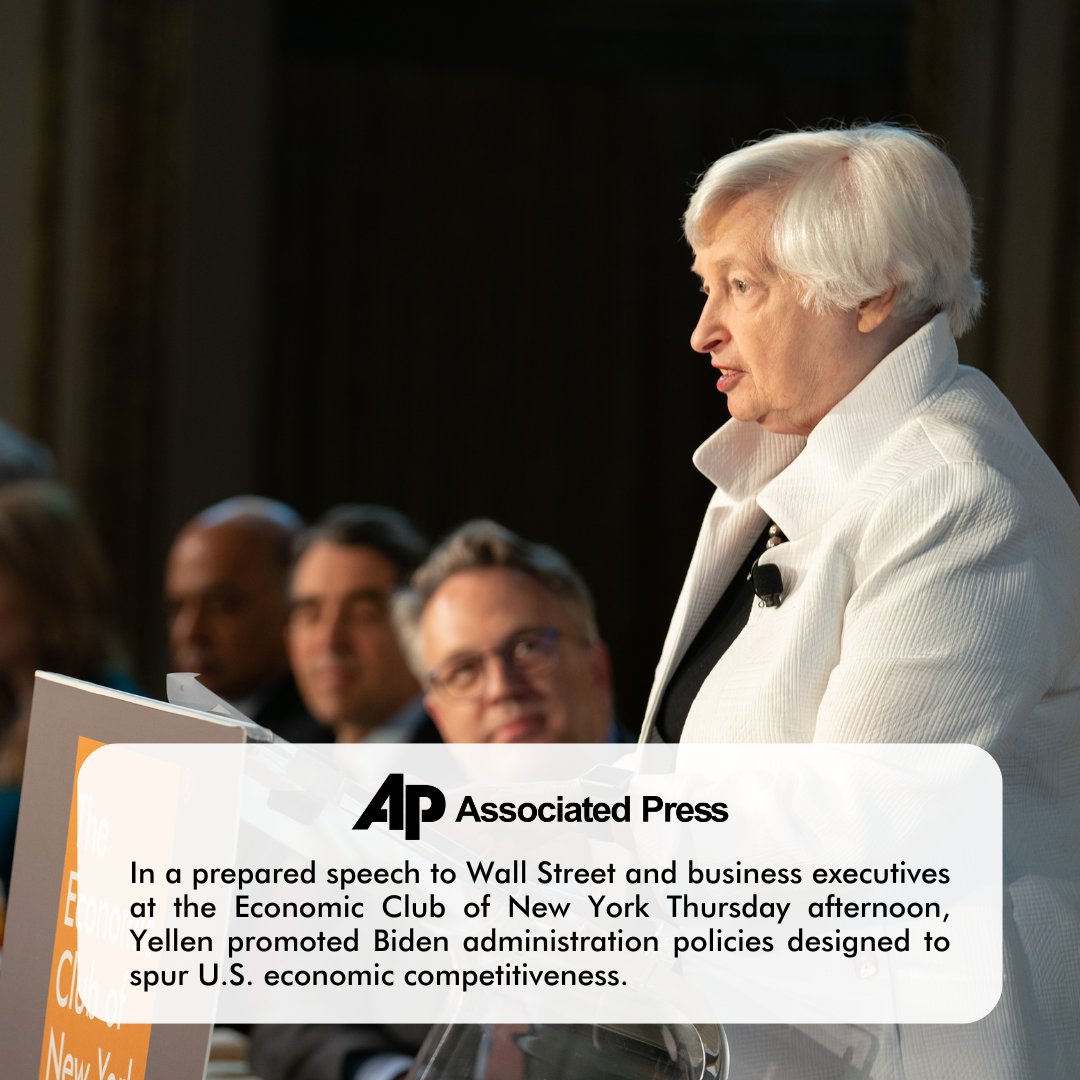 ICYMI: Catch the highlights from our prestigious event featuring <a href="/SecYellen/">Secretary Janet Yellen (Archived)</a>, Secretary of the <a href="/USTreasury/">Treasury Department</a>, as covered by <a href="/CNBC/">CNBC</a>, <a href="/Reuters/">Reuters</a>, <a href="/usnews/">U.S. News & World Report</a>, and <a href="/AP/">The Associated Press</a>. 🤝 📸

Want to dive deeper? Watch the full event on our YouTube channel → youtu.be/0AXCF36t2as!

✍️ <a href="/beccpicc/">Rebecca Picciotto</a>,