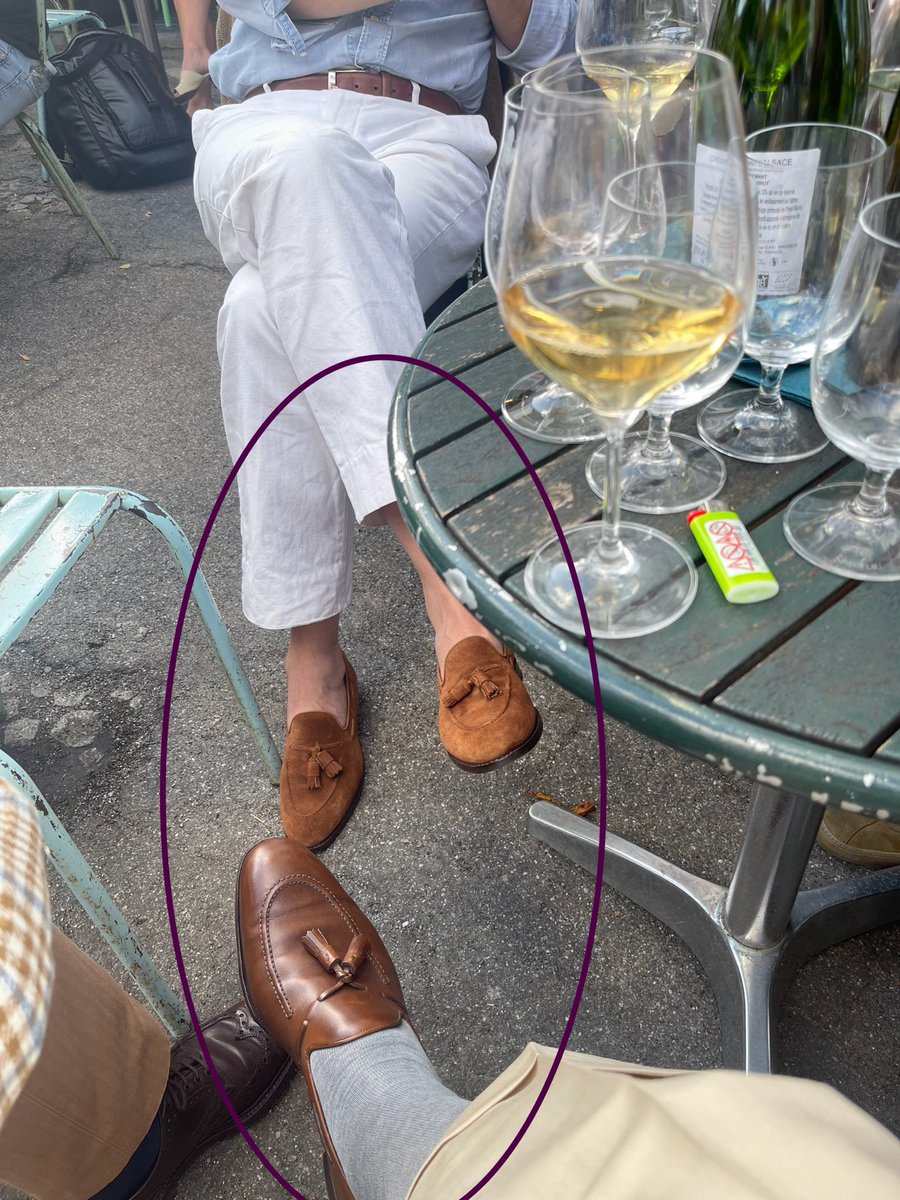 velklaedtmand's tweet image. Med eller uden strømper?