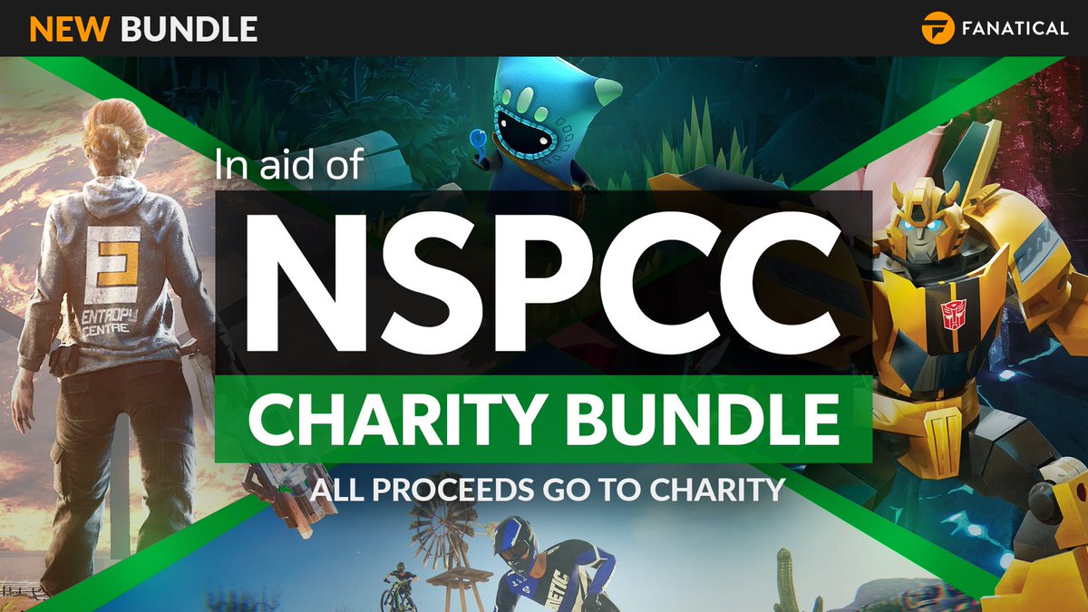 Fanatical's tweet photo. ✨ Get 16 awesome games and help the NSPCC charity through our latest bundle! For just $6.99, get Glitch Busters: Stuck On You, The Entropy Centre, The Last Campfire, Golf It!, and many more, plus contribute to a better world for children. Get it here:  https://t.co/jHcDvjhe0X https://t.co/3VLdGZFSgg
