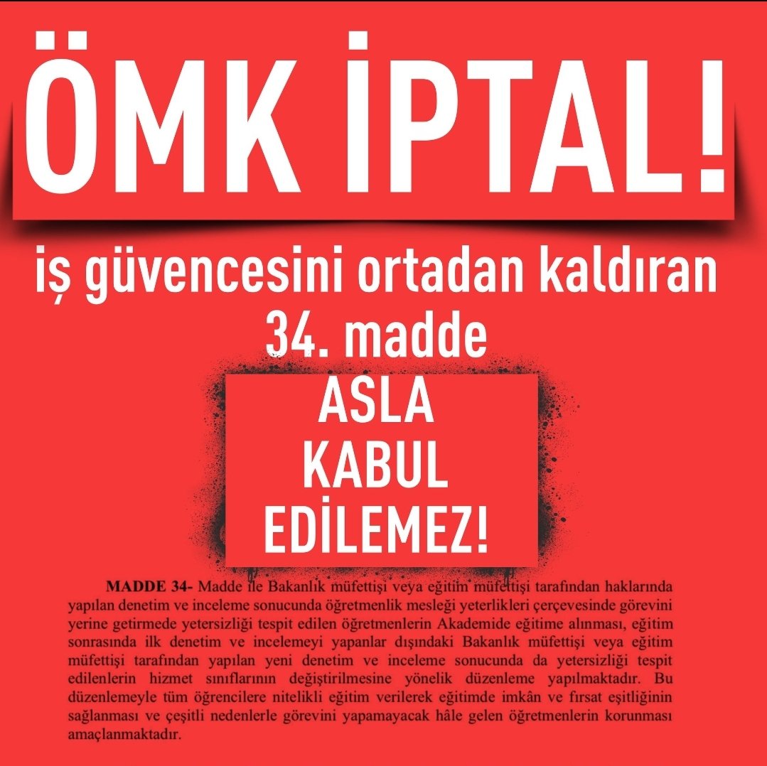#MeclistenÖMKyeİptal