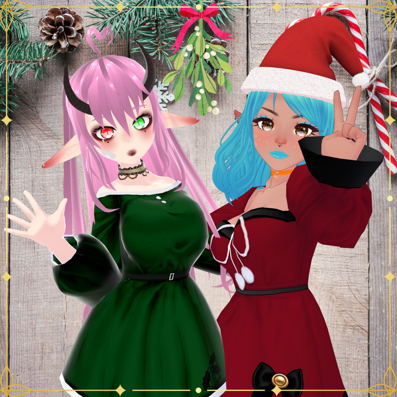 KaiLunisVT's tweet photo. Man, Im so proud of how good im getting at posing avatars

On that note, I do christmas/holiday cards for vtubers! Link to commission info in comments.

(Not exclusive to just christmas, its just all i have for promo rn) https://t.co/ocxiANvBLi