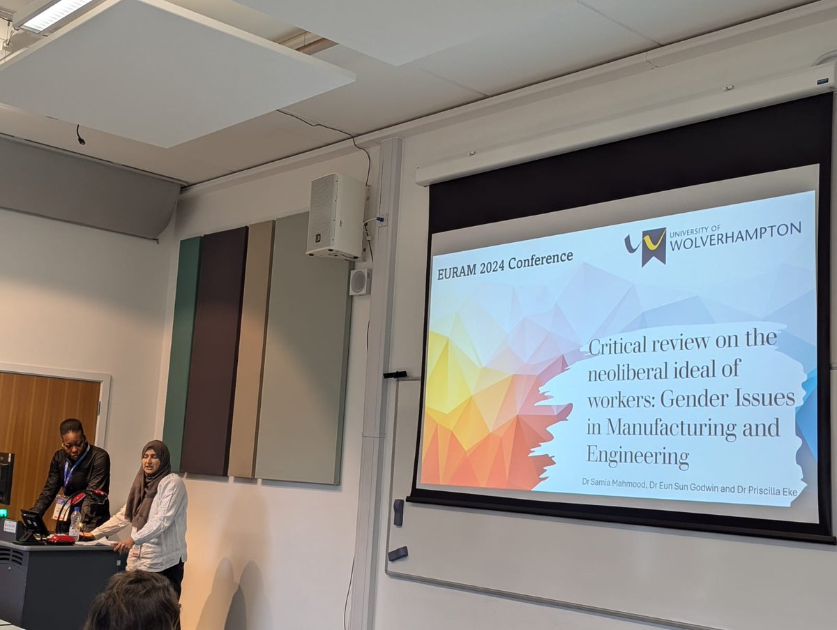 Eke_Researcher's tweet photo. My first @EURAM_BXL Conference! I am always grateful to @wlv_uni  for the continuous support! 🙏🏾
@EunGodwin and Dr Samia Mahmood it was a lovely experience sharing our research on 'Strong Women Ideal' with you both! ♥️
@MacholdSilke it's always a pleasure! ♥️

#EURAM2024
#WLV https://t.co/iI5mwVfiGp