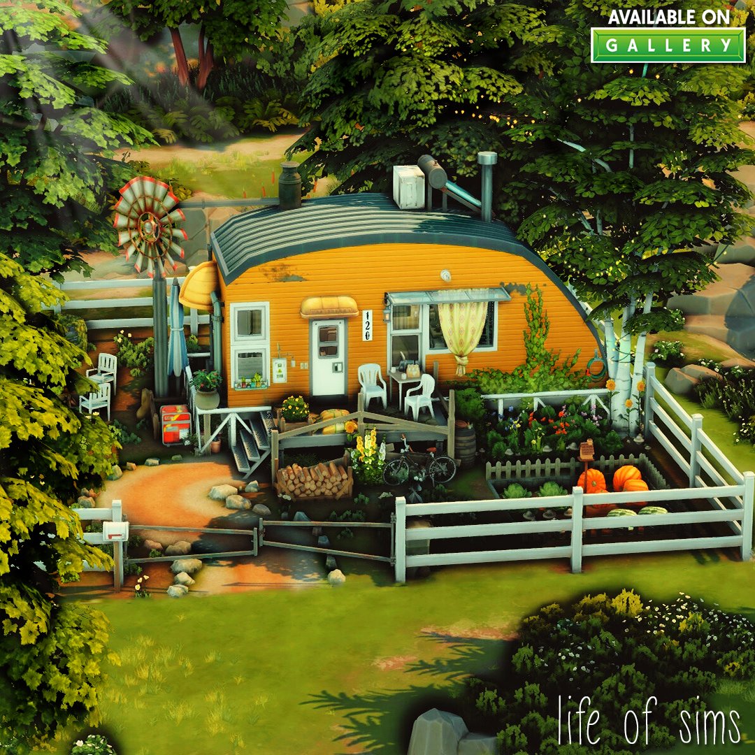 I am so happy with the end result for this 
Camper Van. 🥹🥰 You like it? ☺️

#ShowUsYourBuilds #TheSims4 #sims4 #EAPartner