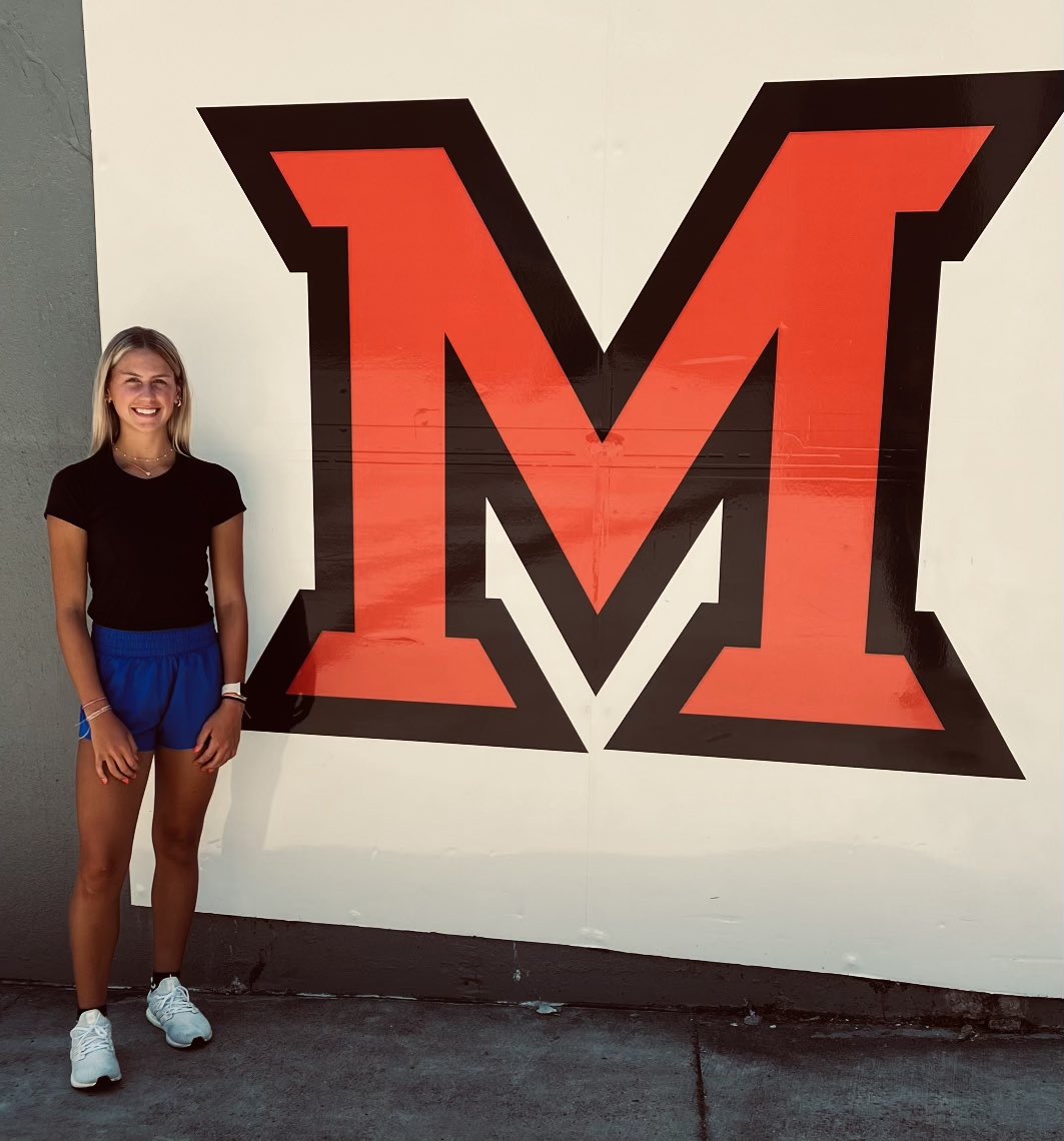 rilynn_jones's tweet photo. Great visit at Miami University! Thanks @PetersonRussell for giving us a tour. Can’t wait to come back this fall to meet the team! https://t.co/xoNuc7D06a