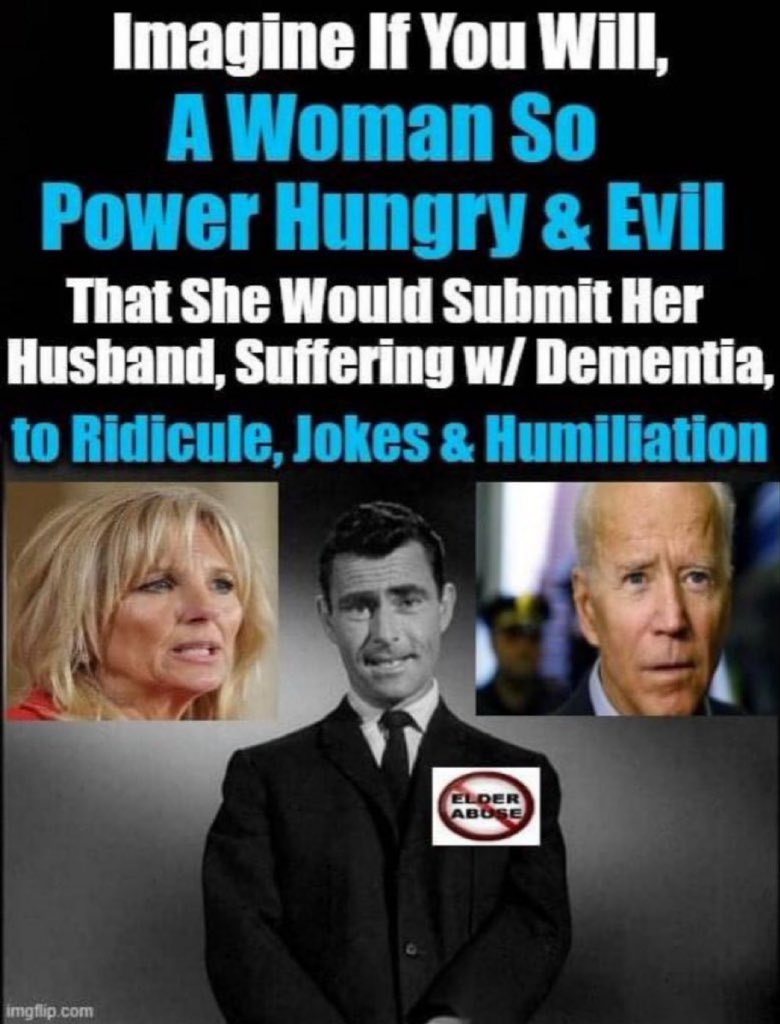 RightMsmagnolia's tweet image. Power Hungry Jill Biden