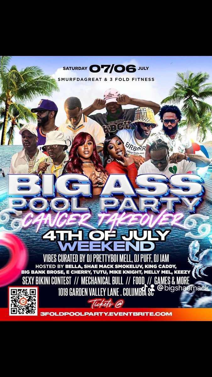 Shaesosavage's tweet photo. 🥳 NEXT SATURDAY CATCH THE LITTEST 🔥 IN THE CITY @ THE BIGGEST POOL PARTY OF THE SUMMER‼️ ☀️💪🏾🎉  🎥😎 JULY 6TH ITS 🆙🥂
 
Tickets &amp; tables 
https://t.co/Oj5CmITZ49 https://t.co/X7s5csPkqv