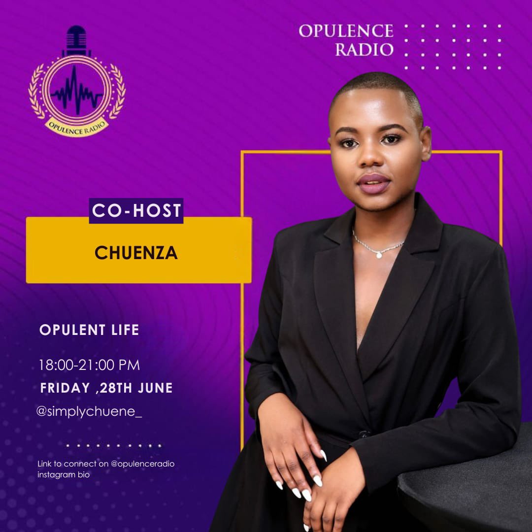 opulenceradio's tweet photo. We are super excited to announce that Tshepo has not left is all alone today. The awesome @simplychuene_ is our guest co-host and cannot wait to hear the vibe in abundance.
#opulenceradio #opulentlife #tuesday #lifestyle #SavageBeauty #Chioma #Ipeleng https://t.co/h1i7FoC6bA