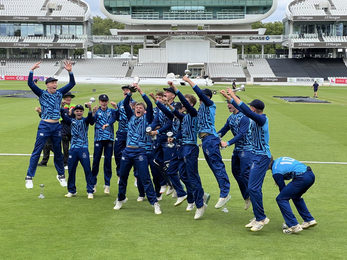 National Schools Cricket Champions at Lord’s! Could not be more proud of the players, coaches and incredible supporters. Thank you ⁦<a href="/MillfieldSenior/">Millfield School</a>⁩ for a great game and ⁦<a href="/HomeOfCricket/">Lord's Cricket Ground</a>⁩ for such a welcome. 👍👏🏏🏆⁦<a href="/jbairstow21/">Jonny Bairstow</a>⁩ ⁦<a href="/StPetersYork/">St Peter's School, York</a>⁩