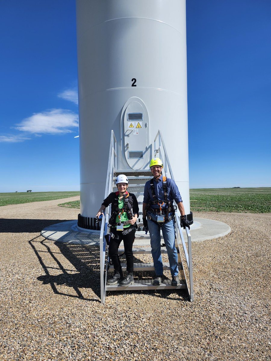 neudorf_ab's tweet photo. Thank you to @RenewablesAssoc and Potentia Renewables for taking me to tour the Stirling Wind Project near Lethbridge. 

It was fantastic to get an up close look at the day to day operations, and have productive conversations about how to improve Alberta’s electricity system. https://t.co/zYXxCqm5Wr