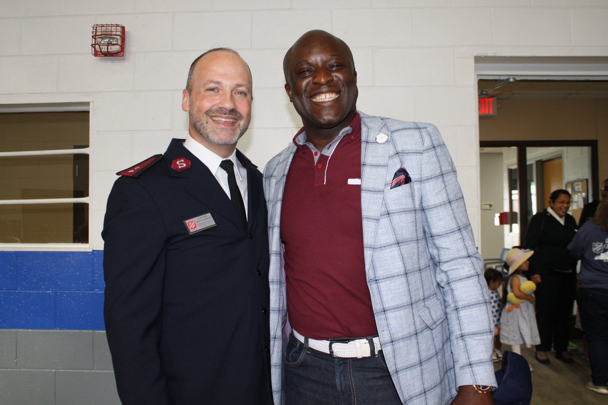SalvationArmyCS's tweet photo. They say goodbyes are hard. Our captains are leaving the Colorado Springs Corps to Southern California continuing their mission with The Army. Thank you to Captain Doug and Betzy Hanson for continually showing God's love in the El Paso County community. https://t.co/YTDEViSJjy