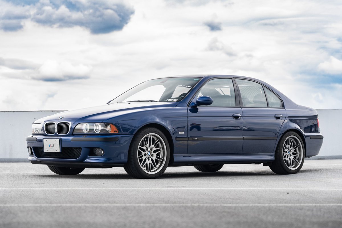 Bringatrailer's tweet photo. Sold: 26k-Mile 2002 BMW M5 for $101,000. https://t.co/VVNI9WkNYD https://t.co/A8CTOMjeDO