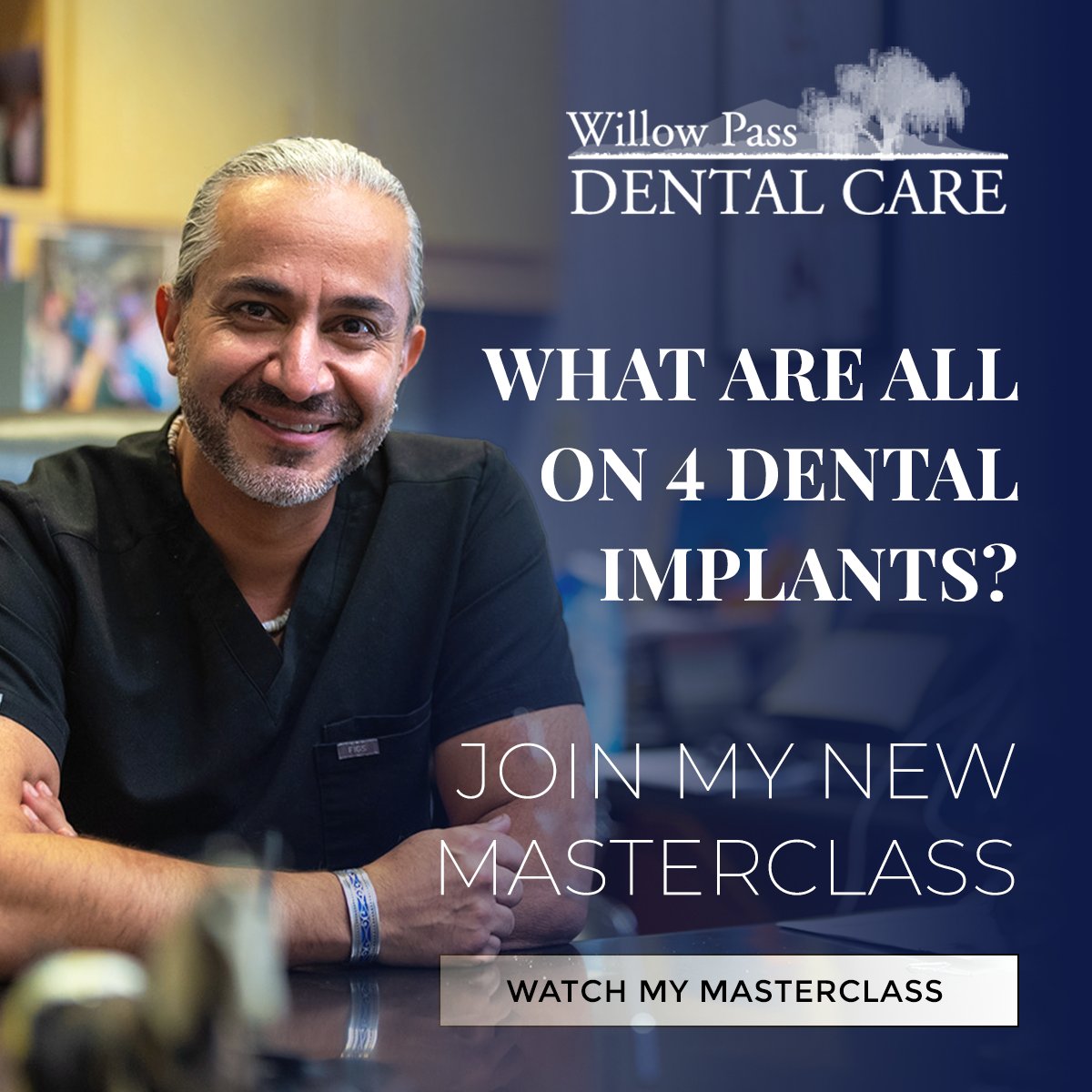 This power-packed four-part video series is designed to get you fully informed about All On 4 dental implants and cosmetic dentistry. --- bit.ly/2WmtKM3

#AllOn4 #AllOn4DentalImplants #cosmeticdentistry #dentalimplants #DrRezaKhazaie #Prosthodontist #WillowPassDentalCare