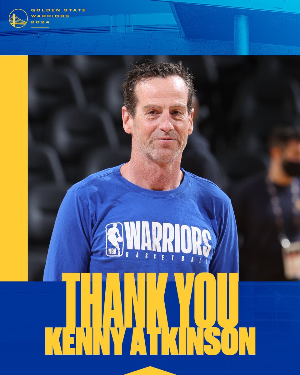 warriors's tweet photo. Thank you, Kenny 💙

Best of luck in Cleveland. https://t.co/XC4bxircQM