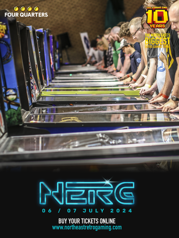 8 sleeps till pinball!!! We're almost there. You can purchase tickets locally from That Retro Game Shop in Grainger market! #nerg #nerg2024 #pinball