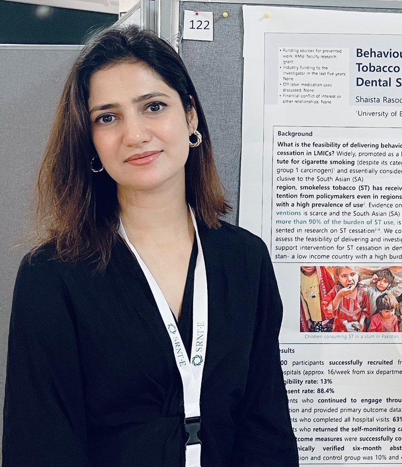 ORIC - Khyber Medical University, Peshawar (@researchkmu1) on Twitter photo On behalf of ORIC, congratulated <a href="/shaistaluqmankh/">Shaista Rasool</a> on becoming Head of Department (HOD) of the Institute of Public Health and Social Sciences <a href="/IPHSS_KMU/">Institute of Public Health & Social Sciences _ KMU</a> (KMU) <a href="/kmuofficial_/">Khyber Medical University</a>.
#Hardwork #Dentalsurgeon On behalf of ORIC, congratulated <a href="/shaistaluqmankh/">Shaista Rasool</a> on becoming Head of Department (HOD) of the Institute of Public Health and Social Sciences <a href="/IPHSS_KMU/">Institute of Public Health & Social Sciences _ KMU</a> (KMU) <a href="/kmuofficial_/">Khyber Medical University</a>.
#Hardwork #Dentalsurgeon