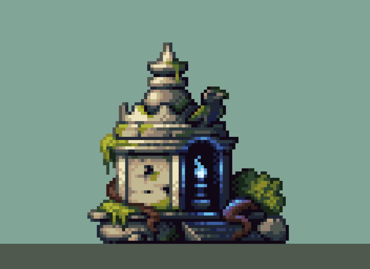 abandoned shrine sprite comm  from last august

#pixelart  #ドット絵