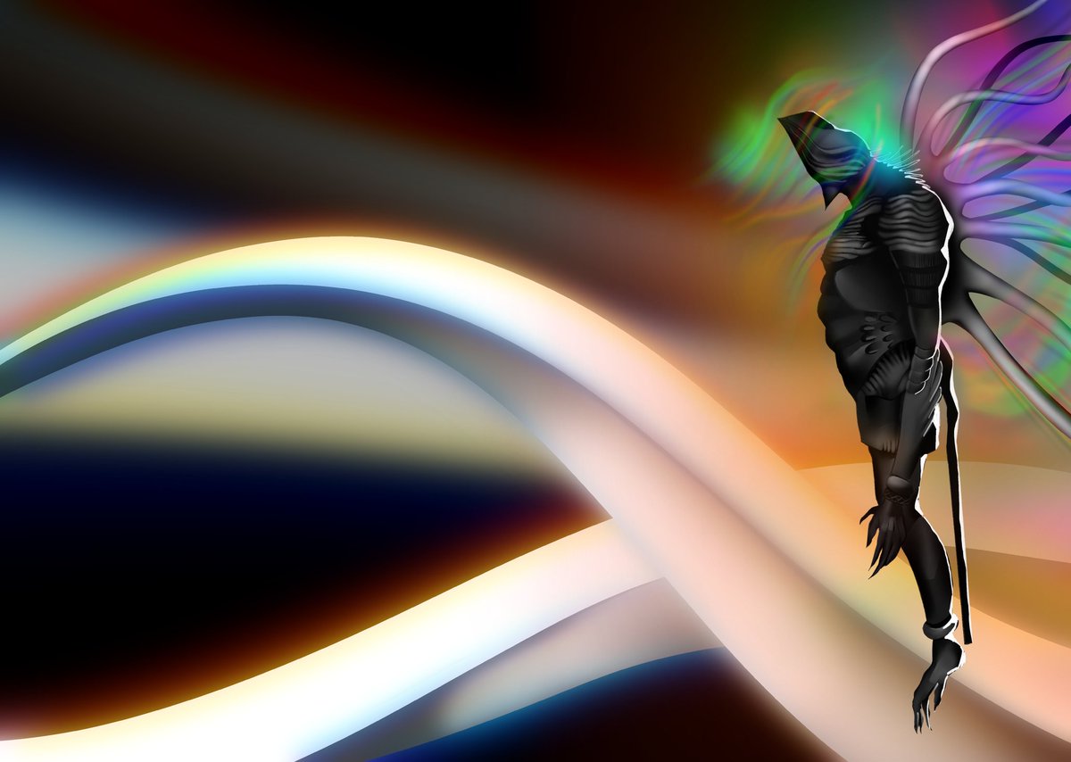FoxIntent's tweet photo. @bungie @DestinyTheGame Feeling very nostalgic and crestfallen given that the final shape has now concluded and that my destiny journey has come full circle I decided to paint something for TWAB to help this emotional turmoil I'm experiencing. Screw you bungie for making me feel https://t.co/7cE7MxwlYG