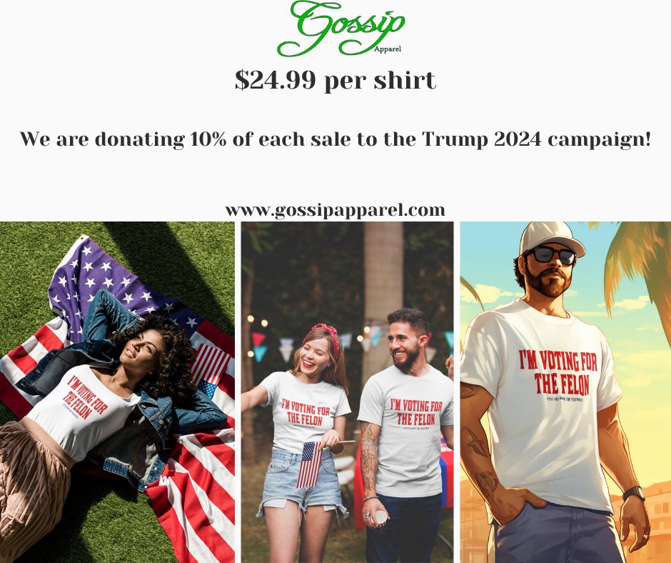 Let's put the REAL President back in office and throw out the rotten vegetable!!!!

gossipapparel.com/shop/ols/produ…