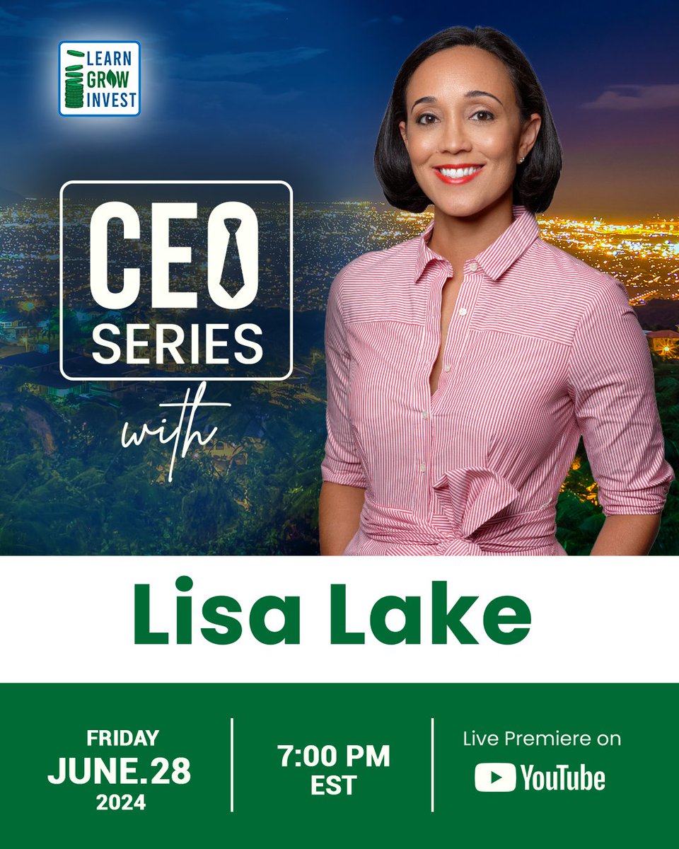 LearnGrowInvest's tweet photo. Lisa Lake has an incredible mind and a great story of how she became an entrepreneur, leading a conglomerate yet remaining grounded. 

Listen to the interview we had the pleasure of conducting with her, premiering on Fri, June 28th at 7pm on YT. 

#CEOSeries #LisaLake #LakeGroup https://t.co/dg42LmFYu2