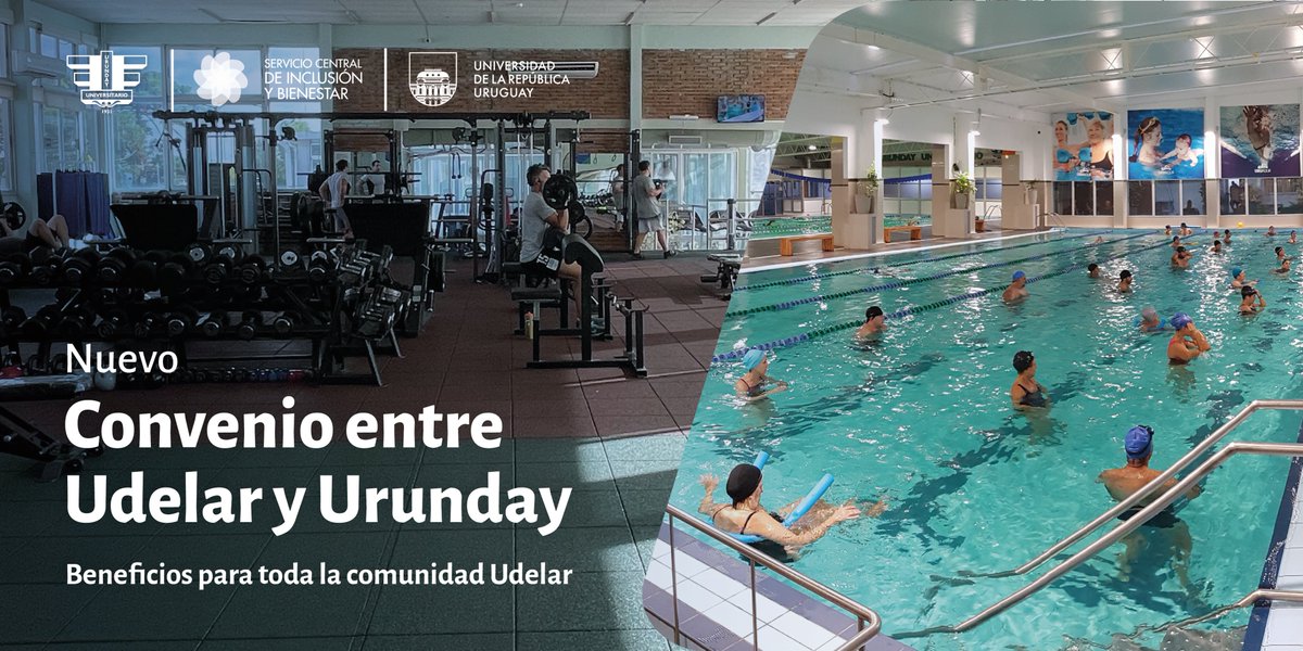 bienestarscbu's tweet photo. La @Udelaruy, a través de @bienestarscbu, y el @ClubUrunday firmaron un convenio de afiliación colectiva. Está dirigido a estudiantado y funcionariado de la Udelar y genera cupos a estudiantes con beca de Bienestar.
+ info:👉 https://t.co/McZbXb39Yi https://t.co/6RD6vJbA1A