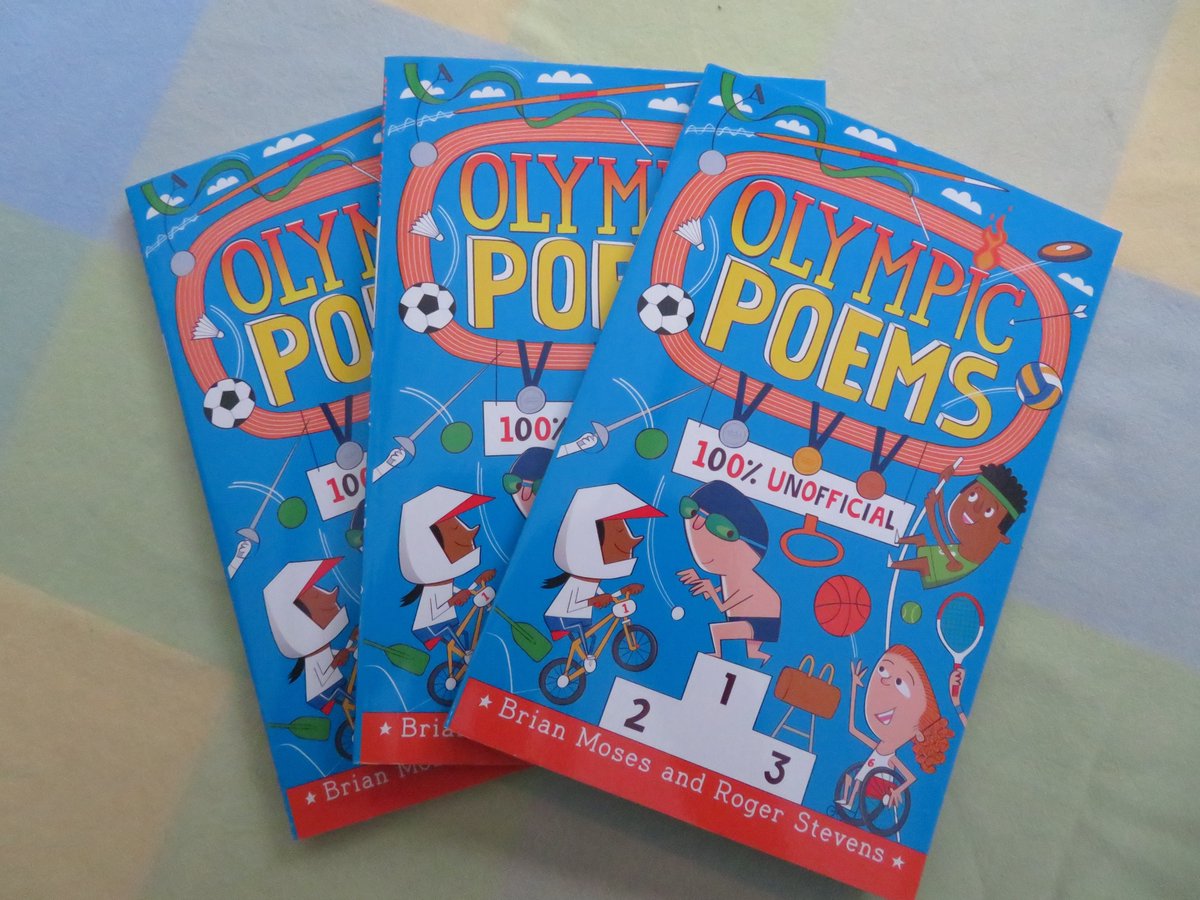 Brian Moses (@moses_brian) on Twitter photo An Olympic GIVEAWAY:
Up for grabs, a copy of Olympic Poems written by <a href="/PoetryZone/">Roger Stevens</a> and myself. RT and/or follow to be in with a chance. Ends 6th July. Read a poem from the book here: brian-moses.blogspot.com/2016/07/the-ri… An Olympic GIVEAWAY:
Up for grabs, a copy of Olympic Poems written by <a href="/PoetryZone/">Roger Stevens</a> and myself. RT and/or follow to be in with a chance. Ends 6th July. Read a poem from the book here: brian-moses.blogspot.com/2016/07/the-ri…