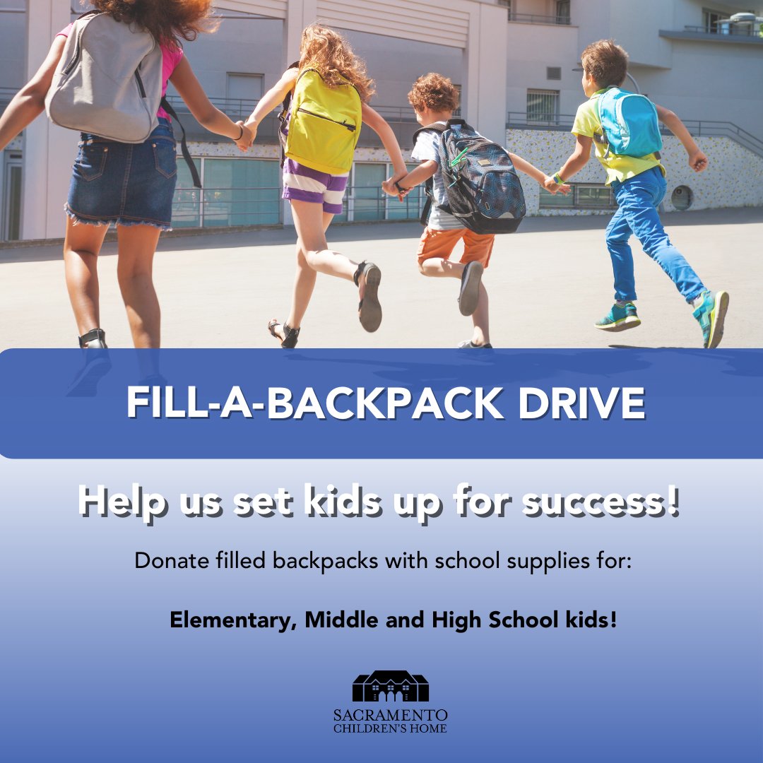 Now through August, we are accepting filled backpacks and much-needed school supplies to support the needs of children and families across our 10 programs. Will you join us in supporting this important campaign? If you're interested in participating, visit link in bio.