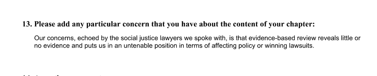 LeorSapir's tweet photo. 🚨 NEW documents unsealed in Alabama: 

@wpath SOC-8 authors said that they wanted to avoid systematic reviews of evidence because "social justice lawyers we spoke with" said the reviews will put WPATH in "an untenable position in terms of affecting policy or winning lawsuits."