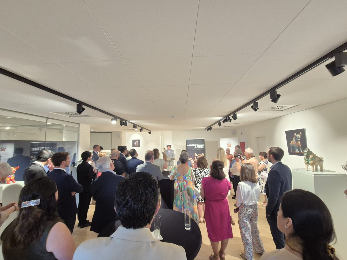 PeruInTheEU's tweet photo. 📷Inauguramos el 27 de junio la muestra cultural “le Taureau de Pucará, Ambassadeur de l’Altiplano Péruvien”.
📷La exposición estará abierta al público hasta el 6 de julio, de lunes a sábado, de 14h a 18h.
Sala Forum -W-Halll - Av. Charles Thielemans 93, 1150 Woluwe-Saint-Pierre. https://t.co/DioV1oeKtL
