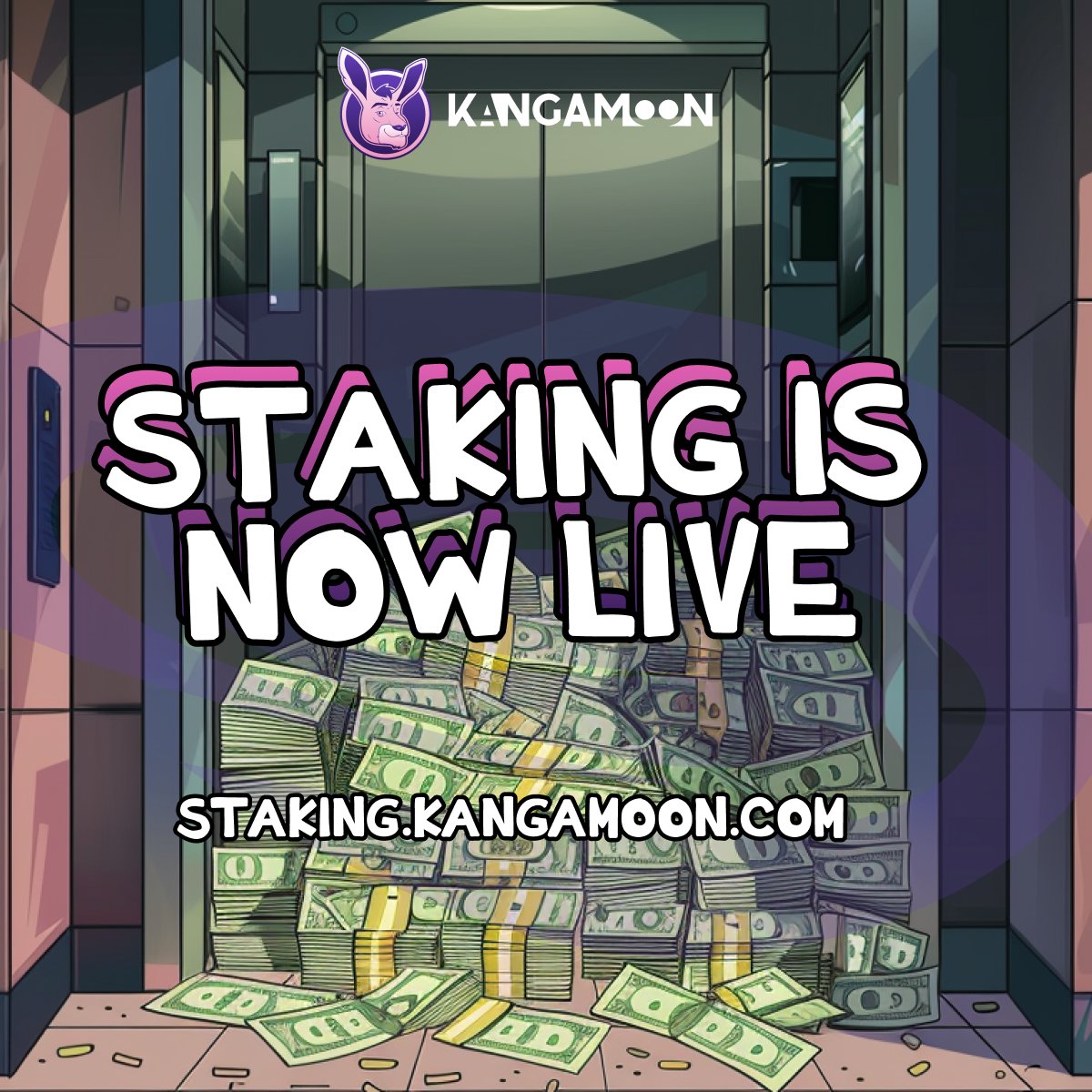 💥 Kang Gang, Big News! 💥

Staking is now LIVE! 🎉

Buy $KANG: app.uniswap.org/swap?outputCur…

How to Stake:
➡️Buy tokens on Uniswap.
➡️Go to the Staking Dashboard: staking.kangamoon.com/?utm_data=
➡️Enter the number of tokens to stake in the "Stake from Your Wallet" section and proceed.

⚠️