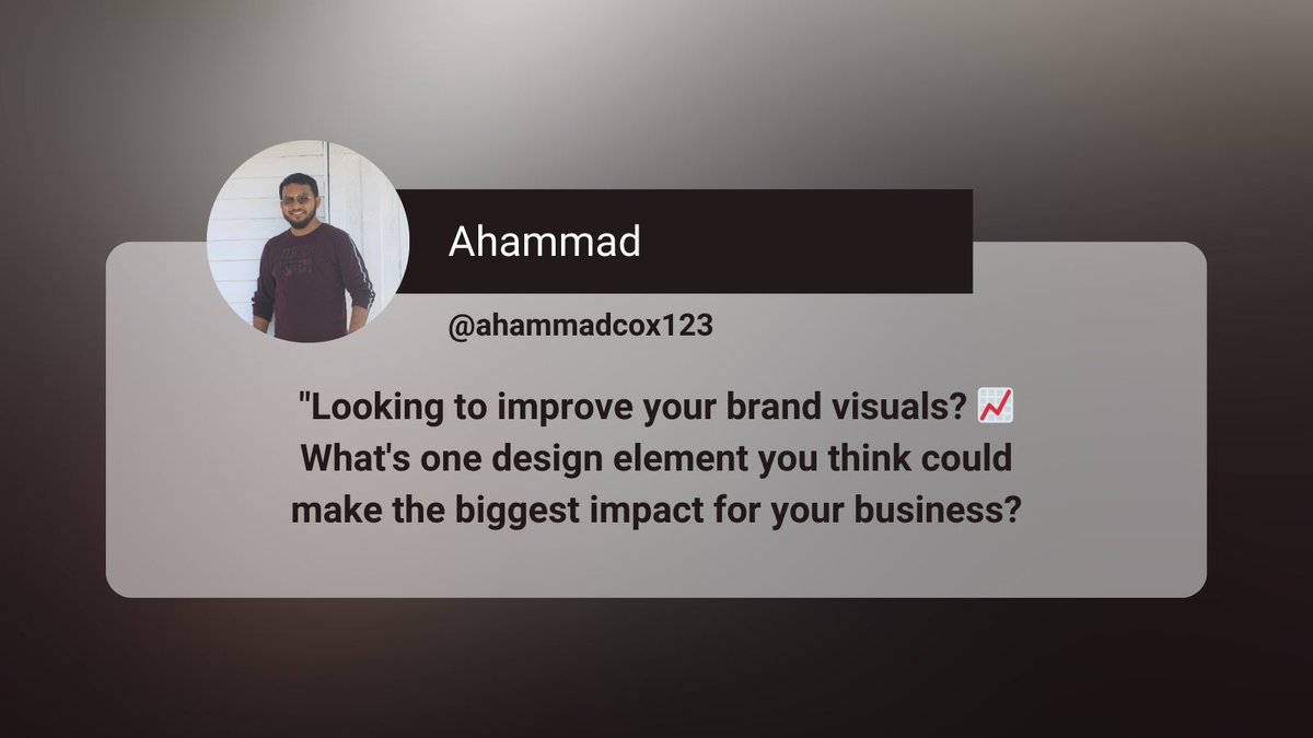 ahammadcox123's tweet photo. "Elevate Your Brand: Share Your Top Design Needs! 🚀"
---
#Branding #GraphicDesign #POTUS #China #Drake #Twitch #design #designer #designs #designers #designinspiration #designdeinteriores #designing #designideas #designstudio #designlife https://t.co/Y63x5VbKOb