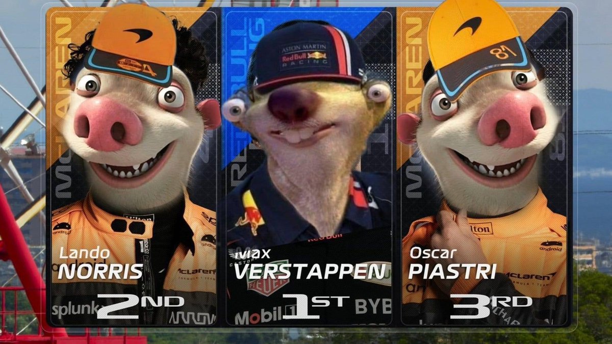 ScrewderiaF1's tweet image. Sprint Quali Top 3