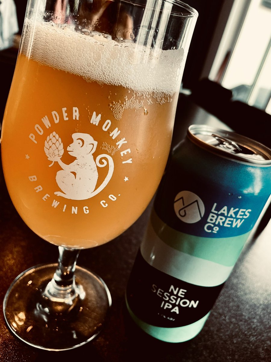 The weekend has landed. Does <a href="/lakesbrewco/">Lakes Brew Co</a> beer in a <a href="/PMBrewCo/">Powder Monkey Brewing Co</a> count as fusion?
