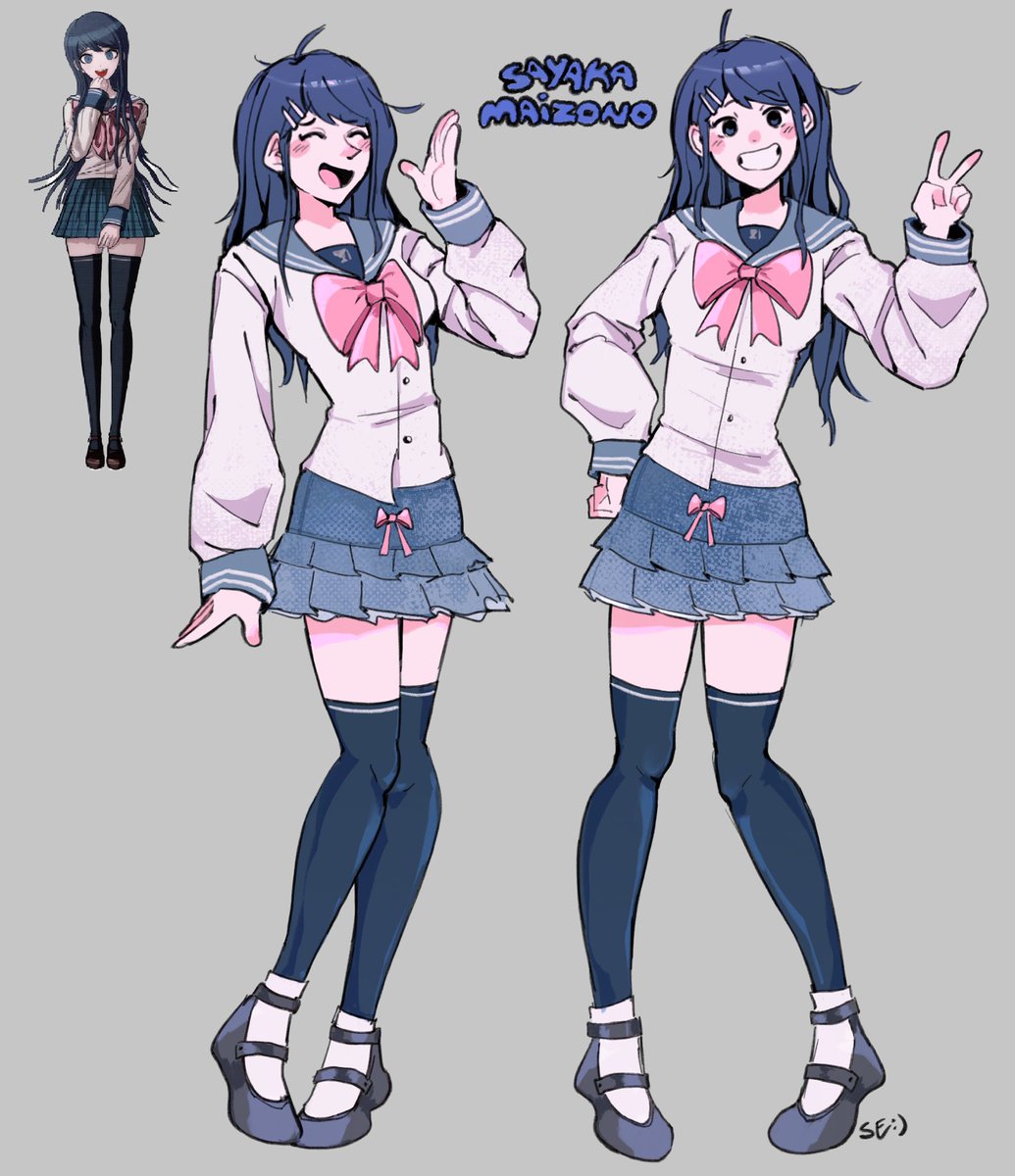 sayaka 🎀 #danganronpa #danganronpafanart #sayakamaizono #fanart