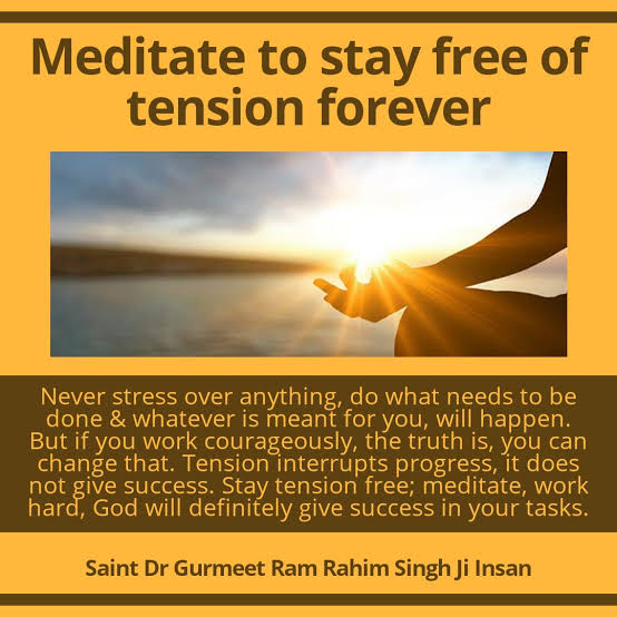 BishanMalik's tweet photo. #SaintMSG says that meditation strengthens self-confidence and strong self-confidence is the key to success.
#BoostWillpower #PowerOfMeditation
#Meditation #IncreaseSelfConfidence
#DeraSachaSauda https://t.co/MXj6LHEXPC