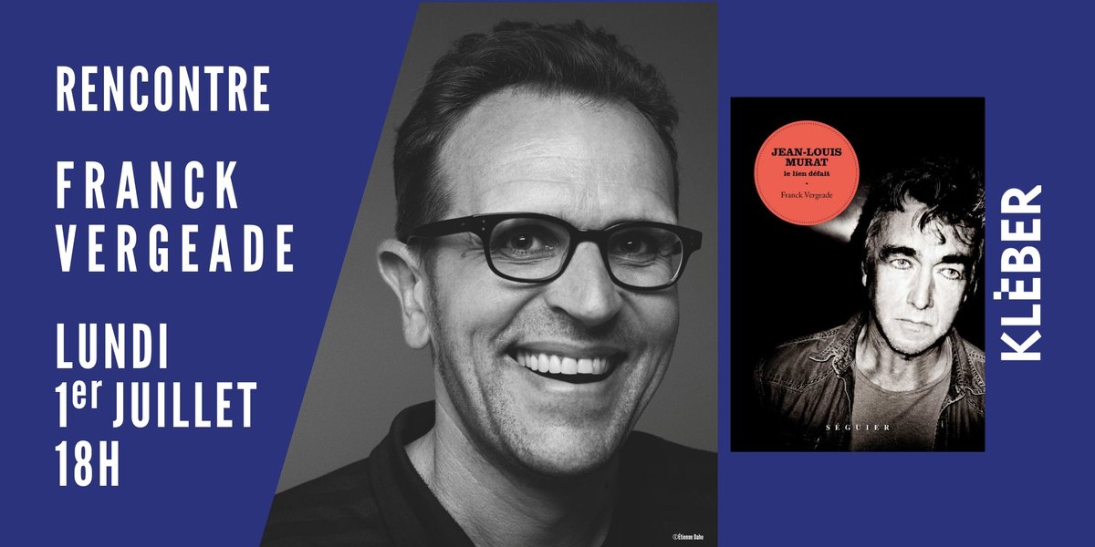 Éditions Séguier (@editionsseguier) on Twitter photo ✍️Rencontre-dédicace
🗣 <a href="/fvergeade/">Franck Vergeade</a> pour 𝗝𝗲𝗮𝗻-𝗟𝗼𝘂𝗶𝘀 𝗠𝘂𝗿𝗮𝘁 - 𝗟𝗲 𝗹𝗶𝗲𝗻 𝗱𝗲́𝗳𝗮𝗶𝘁 (📖👉bit.ly/4abG3NY)
📍<a href="/librairiekleber/">Librairie Kléber</a> Strasbourg
📅Lundi 1er Juillet 18h ✍️Rencontre-dédicace
🗣 <a href="/fvergeade/">Franck Vergeade</a> pour 𝗝𝗲𝗮𝗻-𝗟𝗼𝘂𝗶𝘀 𝗠𝘂𝗿𝗮𝘁 - 𝗟𝗲 𝗹𝗶𝗲𝗻 𝗱𝗲́𝗳𝗮𝗶𝘁 (📖👉bit.ly/4abG3NY)
📍<a href="/librairiekleber/">Librairie Kléber</a> Strasbourg
📅Lundi 1er Juillet 18h