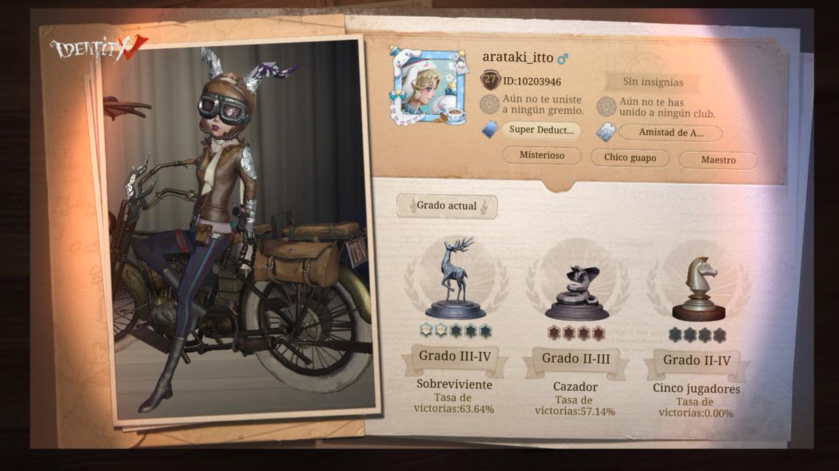 Uwupan1's tweet photo. Estoy jugando Identity V. ¿Jugamos una partida? https://t.co/6sycfbqiWB