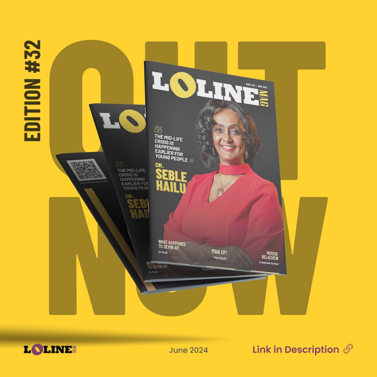 We're excited to announce the newest edition of Loline Magazine! This month, we're featuring Dr. Seble, a renowned psychologist and counselor. 

Read here👉 shorturl.at/nzjMR

#LolineMag #32ndEdition #DrSeble #Psychology #June #mensmentalhealthmonth #NewIssue #MagRelease