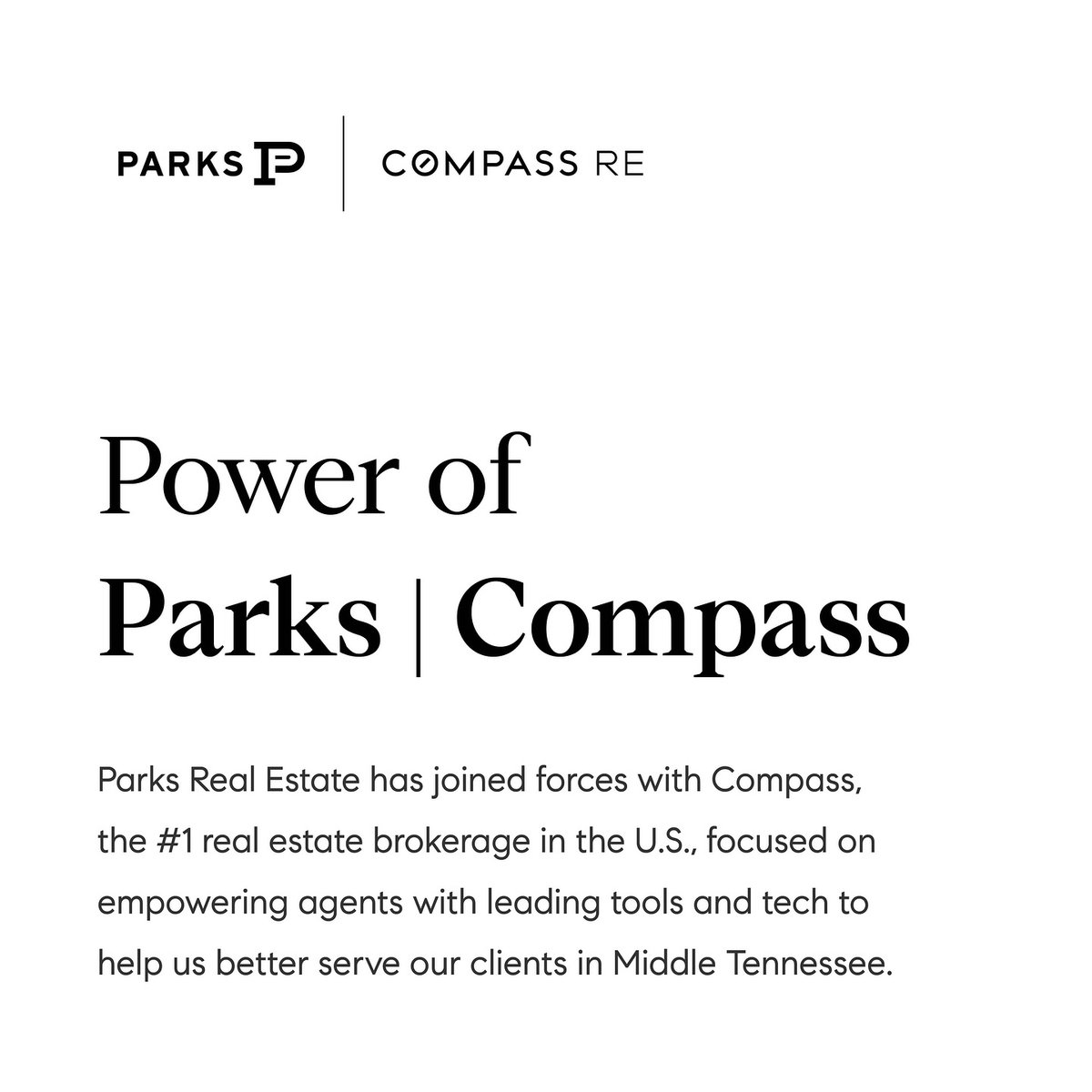 Compass530's tweet image. The partnership of the top brokerage in Tennessee + the top brokerage in the nation brings unrivaled resources and support to our agents and their clients. 🤝