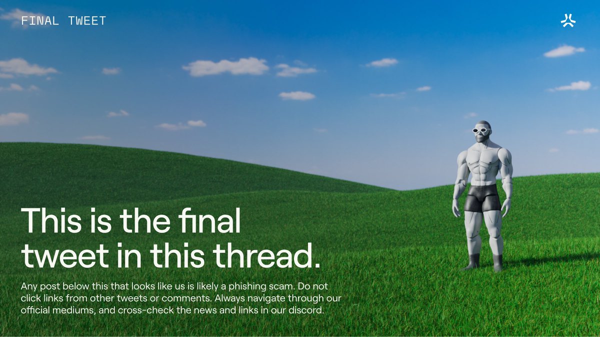 Join our official discord here: https://t.co/ueSl7akZRH This is the last  tweet in this thread.