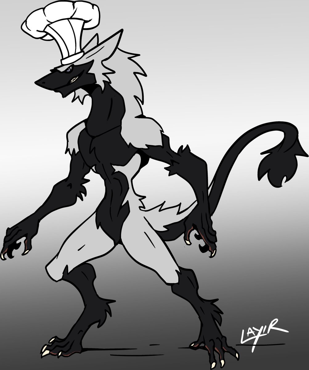 NecotheSergal's tweet photo. Fanart by @Layir25 Showing a more 'menacing' Neco https://t.co/7c3JjuWivI