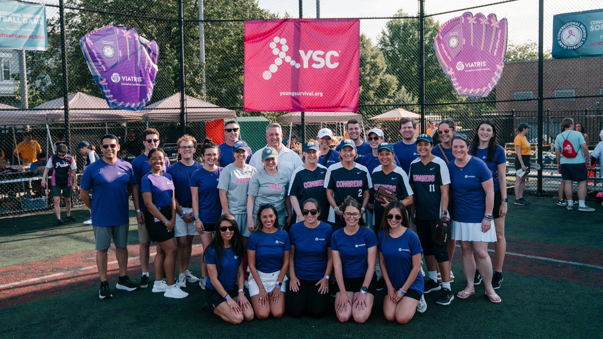 Viatris (@viatrisinc) on Twitter photo Congratulations to Team Bad News Babes on another victory at this yearās <a href="/CWSoftballGame/">CWSoftballGame</a>! Thank you to <a href="/YSCBuzz/">Young Survival Coalition</a> for inviting us to be part of such a great event empowering the breast cancer community. #TeamBadNewsBabes Congratulations to Team Bad News Babes on another victory at this yearās <a href="/CWSoftballGame/">CWSoftballGame</a>! Thank you to <a href="/YSCBuzz/">Young Survival Coalition</a> for inviting us to be part of such a great event empowering the breast cancer community. #TeamBadNewsBabes