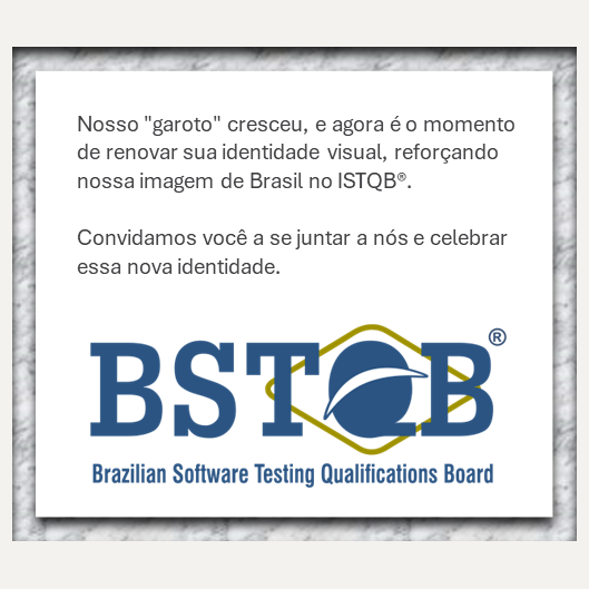 BSTQB's tweet photo. Comemore conosco nossa nova identidade visual e aproveite para saber um pouco de nossa história.
https://t.co/w1UskJmSMX
#bstqb #istqb #ctfl #testedesoftware #qualidade #certificacao https://t.co/60QnRxEOFP