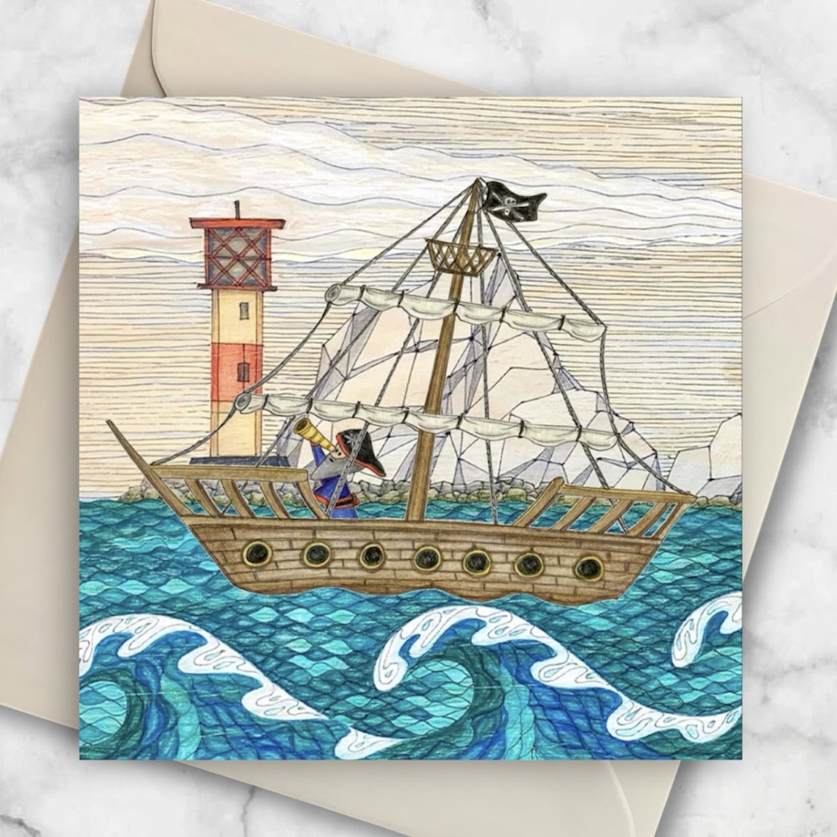 deejavu's tweet photo. The Isle of Wight pirates have arrived 🏴☠️
Original greetings card designs at https://t.co/bto2nXL7tD
#isleofwight #art #giftideas #shophandmadehour #womaninbizhour #craftbizparty #ShopIndie #UKGiftAM #visitIOW https://t.co/LjhOwxadoS