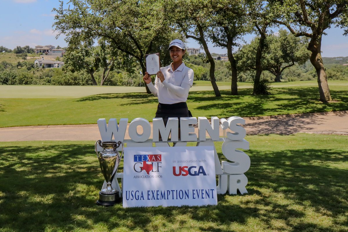 In her first time playing the tournament… Grace Jin is your 103rd Women’s Texas Amateur Champion‼️ 
With the 103rd Women’s Texas Amateur being an Official USGA Exemption Event Grace will be heading to the 124th U.S. Women’s Amateur at Southern Hills Country Club‼️