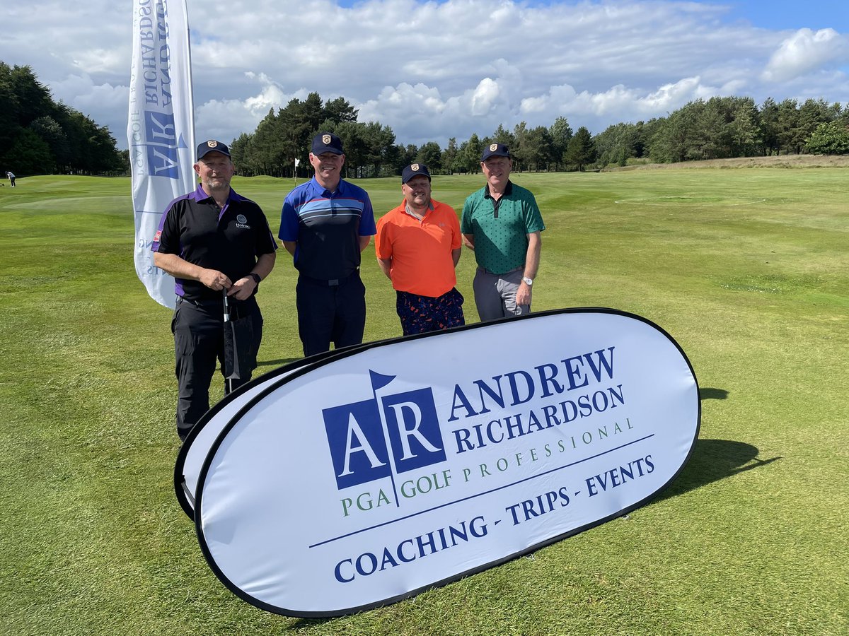 ARichardsonPro's tweet photo. Winning 🥇 Team Prize in today’s event @PenrithGolfUK #Cumbria with a combined score of 131pts goes to Tom
Holmes, David Taylor, @CarlVidoretti & @Neiltyson01 👏👏👏👏
#TeamWinners #PrizeWinners #Events #Trips #DaysOut #Travel #Golf #GolfTrips #ThankYou #Support ⛳️ https://t.co/vfpWJxR9HN