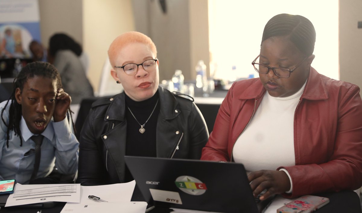 Happy to support <a href="/ZECZim/">Zimbabwe Electoral Commission</a> in developing its disability inclusion policy in consultation with organizations for persons with disabilities. Great to promote the participation of persons with disabilities in electoral processes.