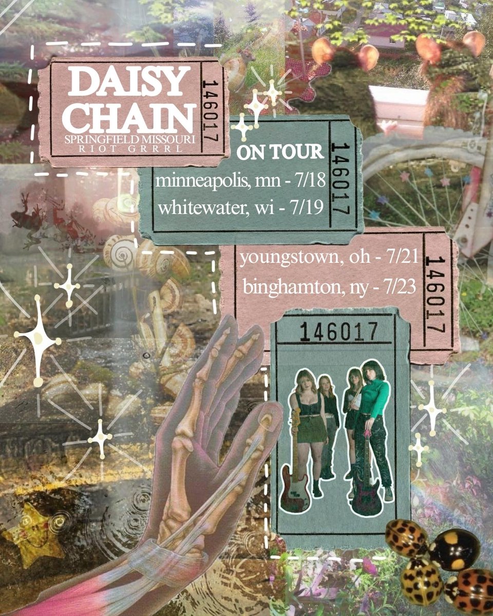 DAISY CHAIN goes north! Catch us in your city next month