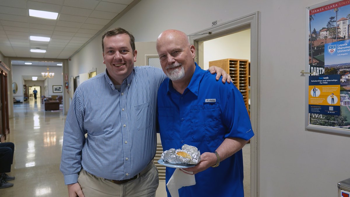 musowls's tweet photo. Colleagues celebrated Assistant Headmaster Barry Ray with Bryant’s breakfast sandwiches on his last official day in the office. Happy retirement, Coach Ray. We will miss you! https://t.co/sh9Vz4jxSZ