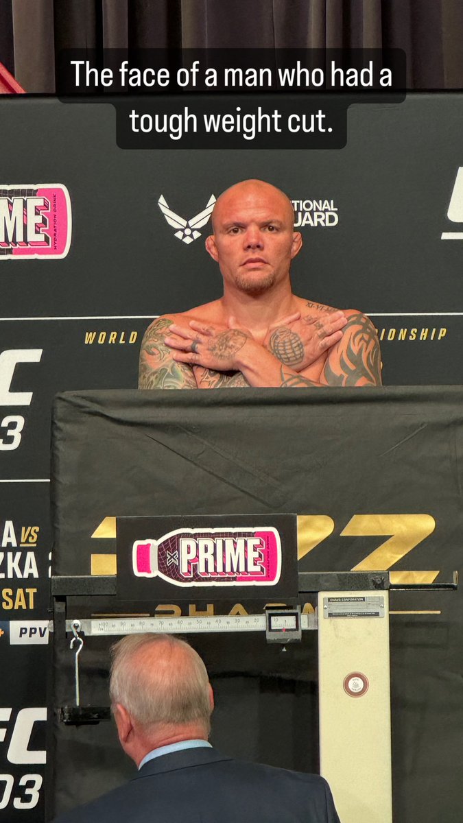 FightNightATX's tweet photo. Anthony Smith makes weight! https://t.co/VtsGlr3FxF